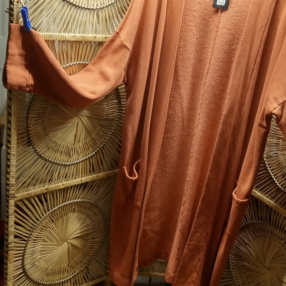 Bryn Walker Bamboo Fleece Coat 3X - Picture 3 of 11